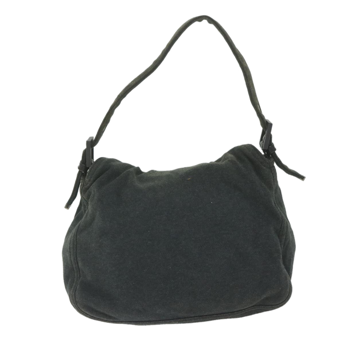 Luxury FendiMamma Baguette Shoulder Bag cotton Grayam5207