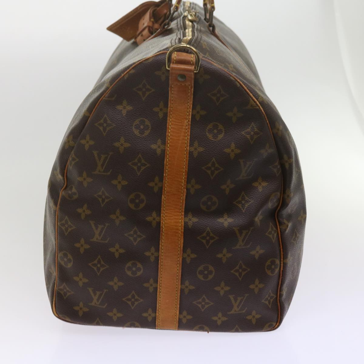 LOUIS VUITTON Monogram Keepall Bandouliere 60 Boston Bag M41412 LV am5255