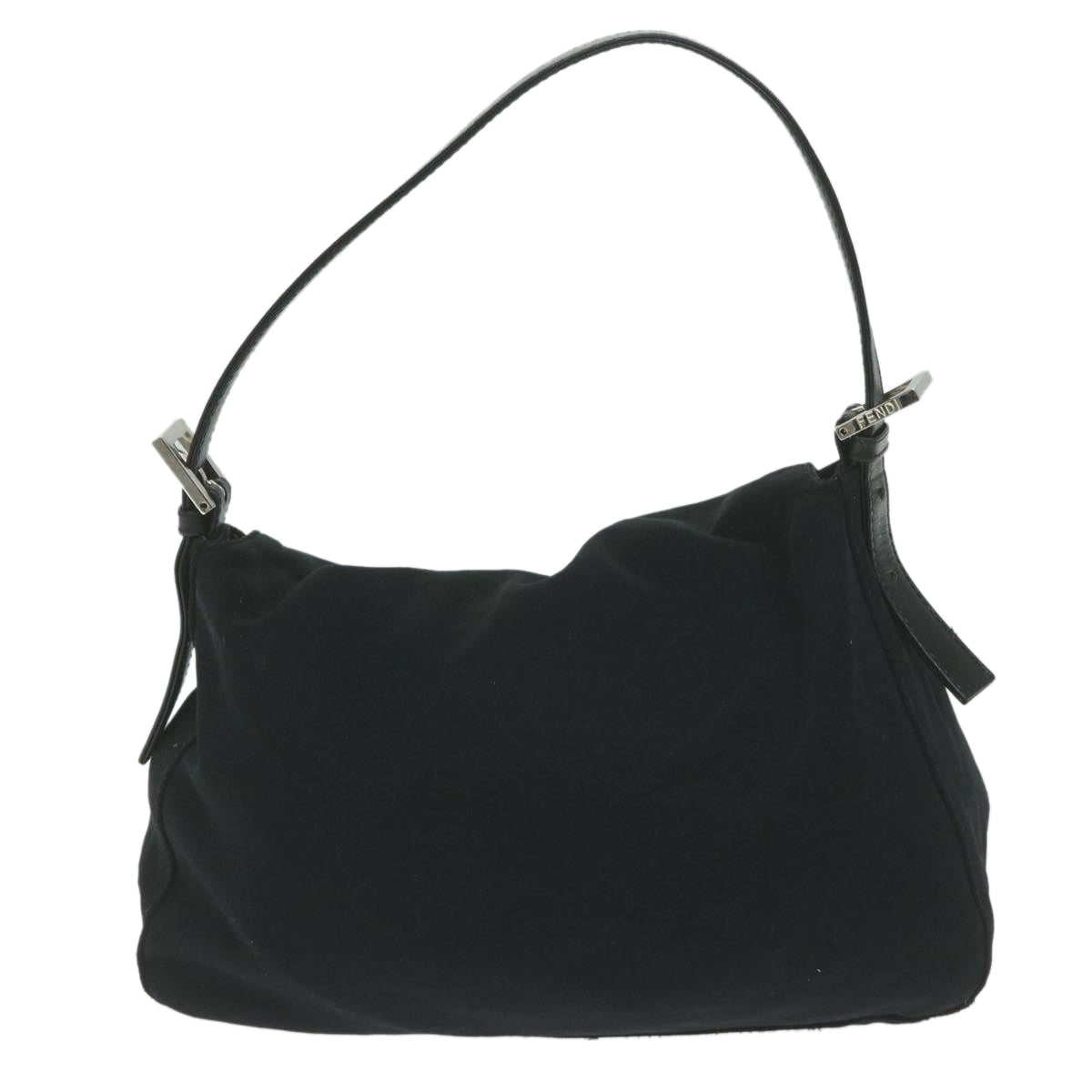 Luxury FendiMamma Baguette Shoulder Bag Nylon Black 2321 26325 008am5345