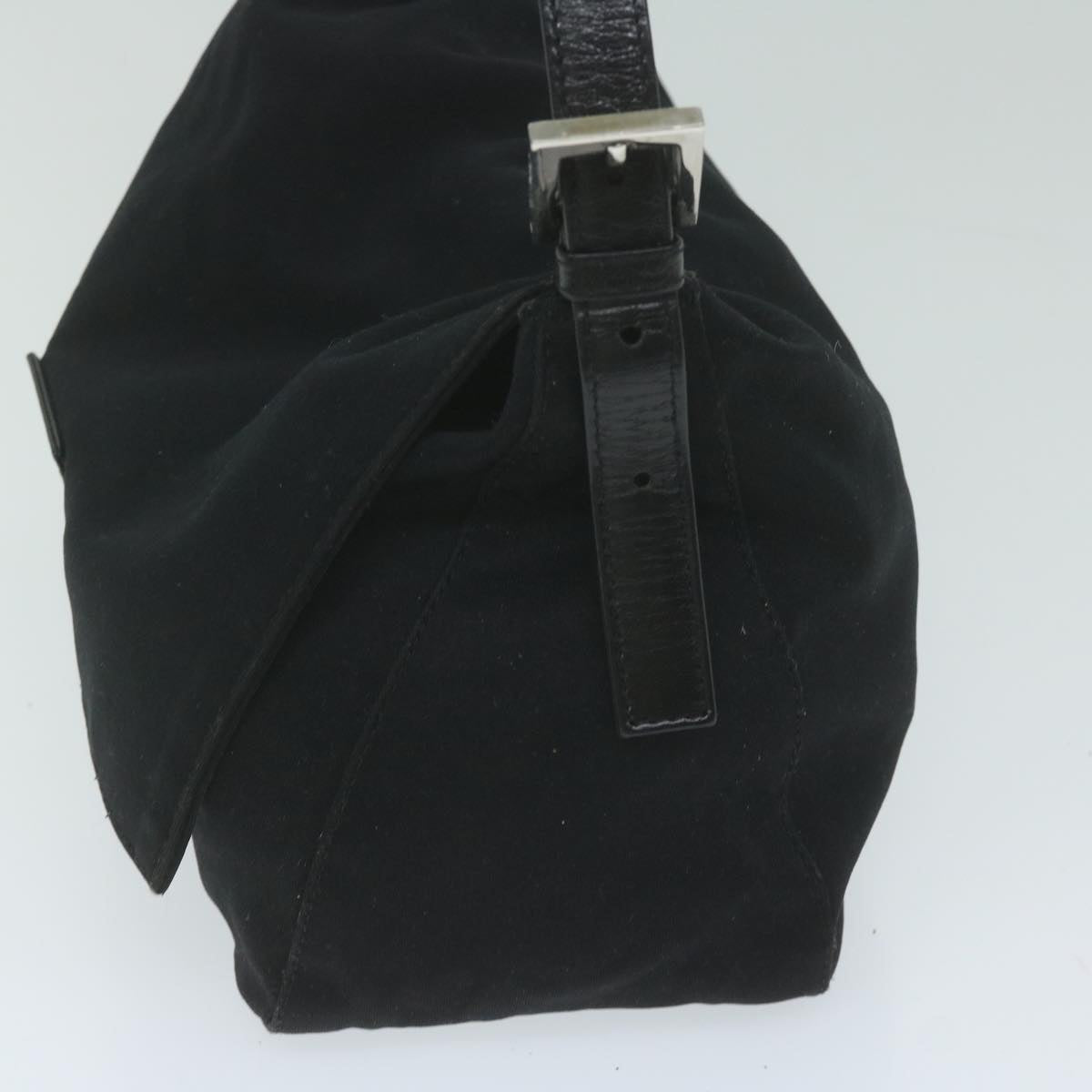 Luxury FendiMamma Baguette Shoulder Bag Nylon Black 2321 26325 008am5345