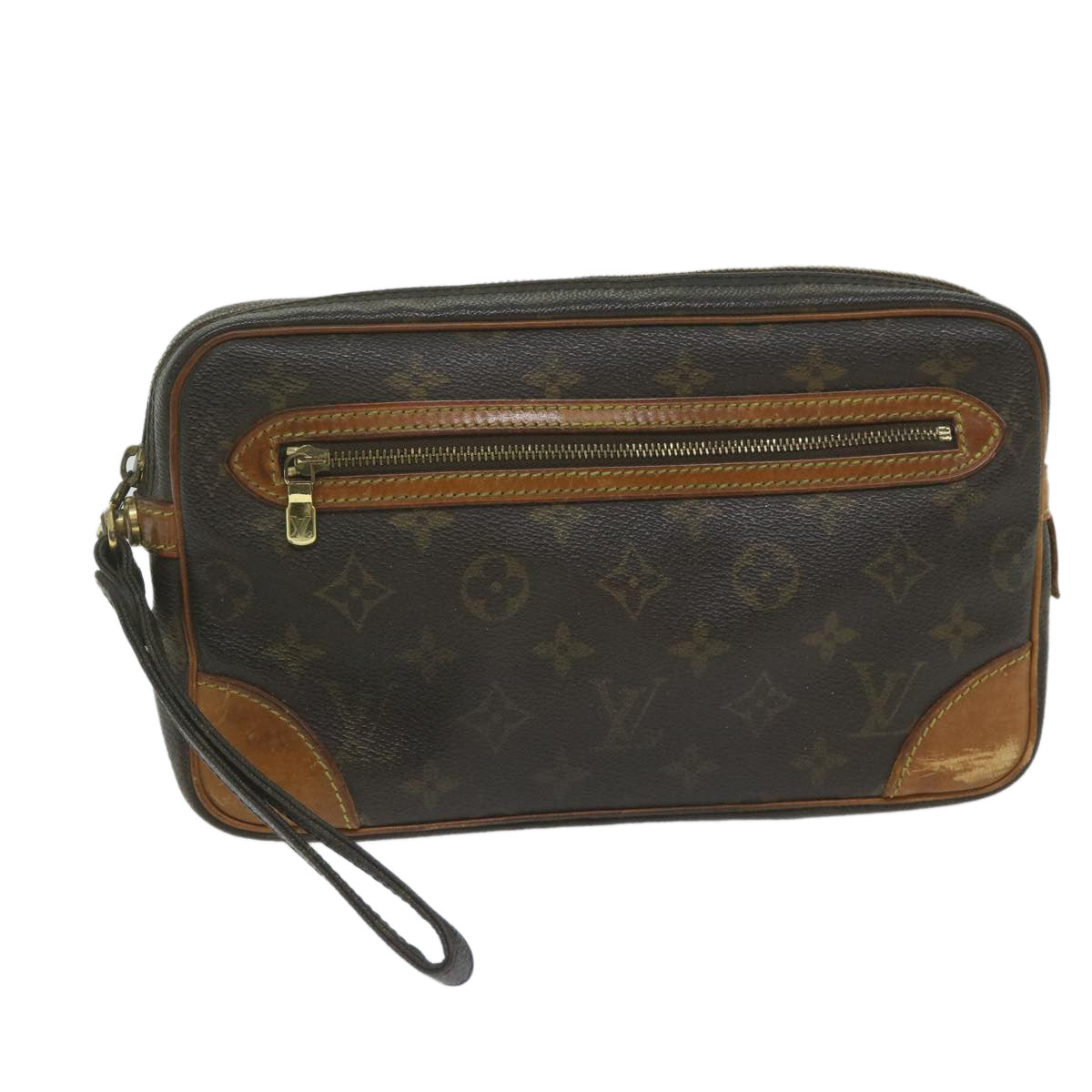 LOUIS VUITTON Monogram Marly Dragonne GM Clutch Bag M51825 LV am5426