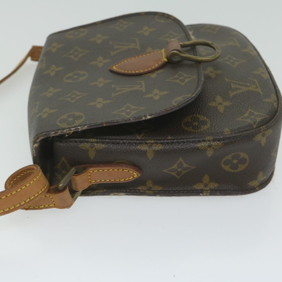 LOUIS VUITTON Monogram Saint Cloud MM Shoulder Bag M51243 LV am5427
