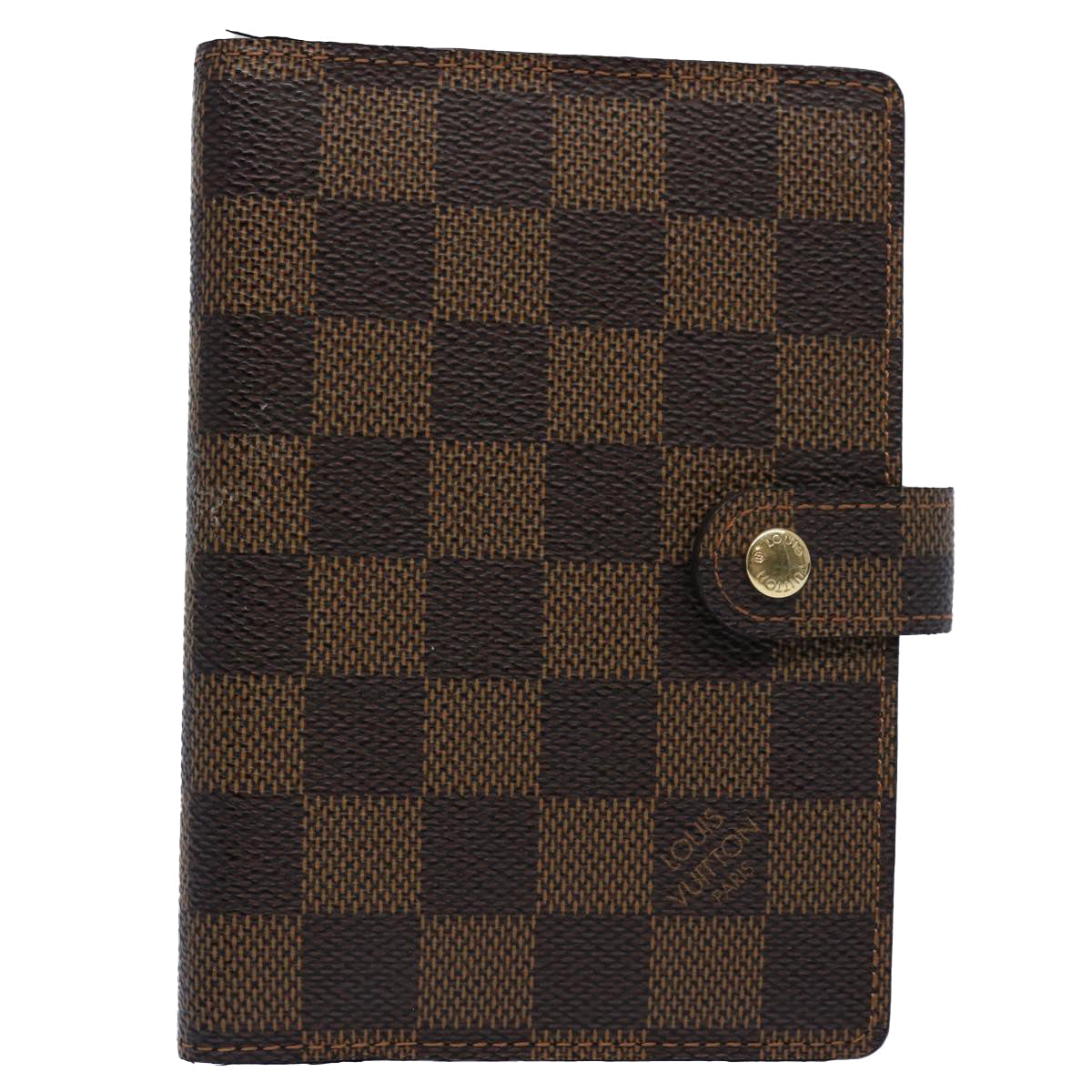 LOUIS VUITTON Damier Ebene Agenda PM Day Planner Cover R20029 LV am5498