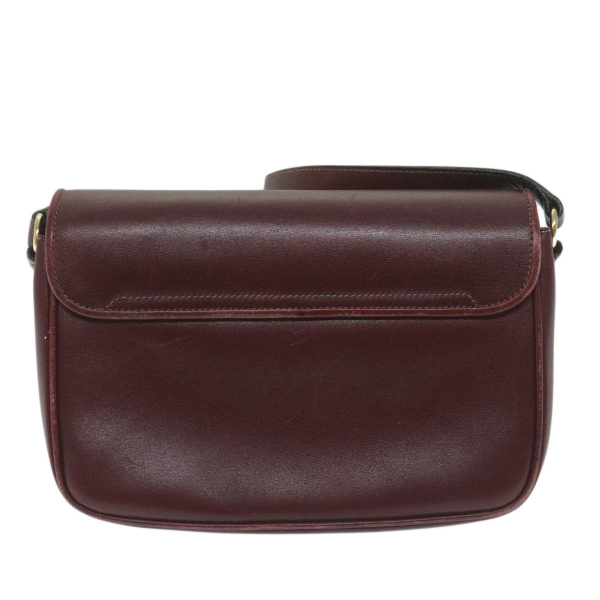 GUCCI Shoulder Bag Leather Red  am5604