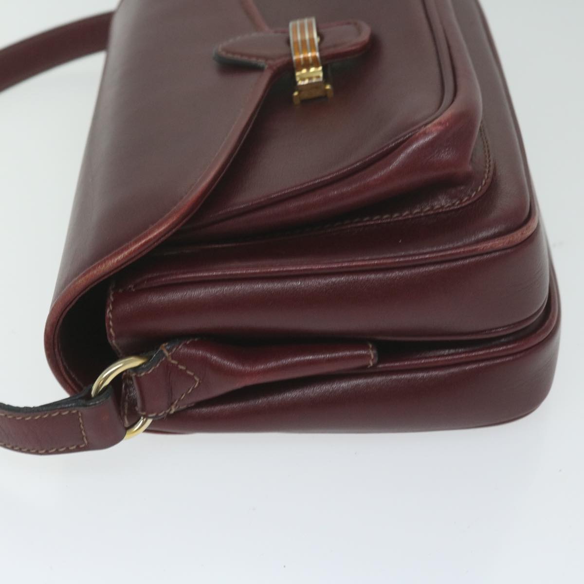 GUCCI Shoulder Bag Leather Red  am5604