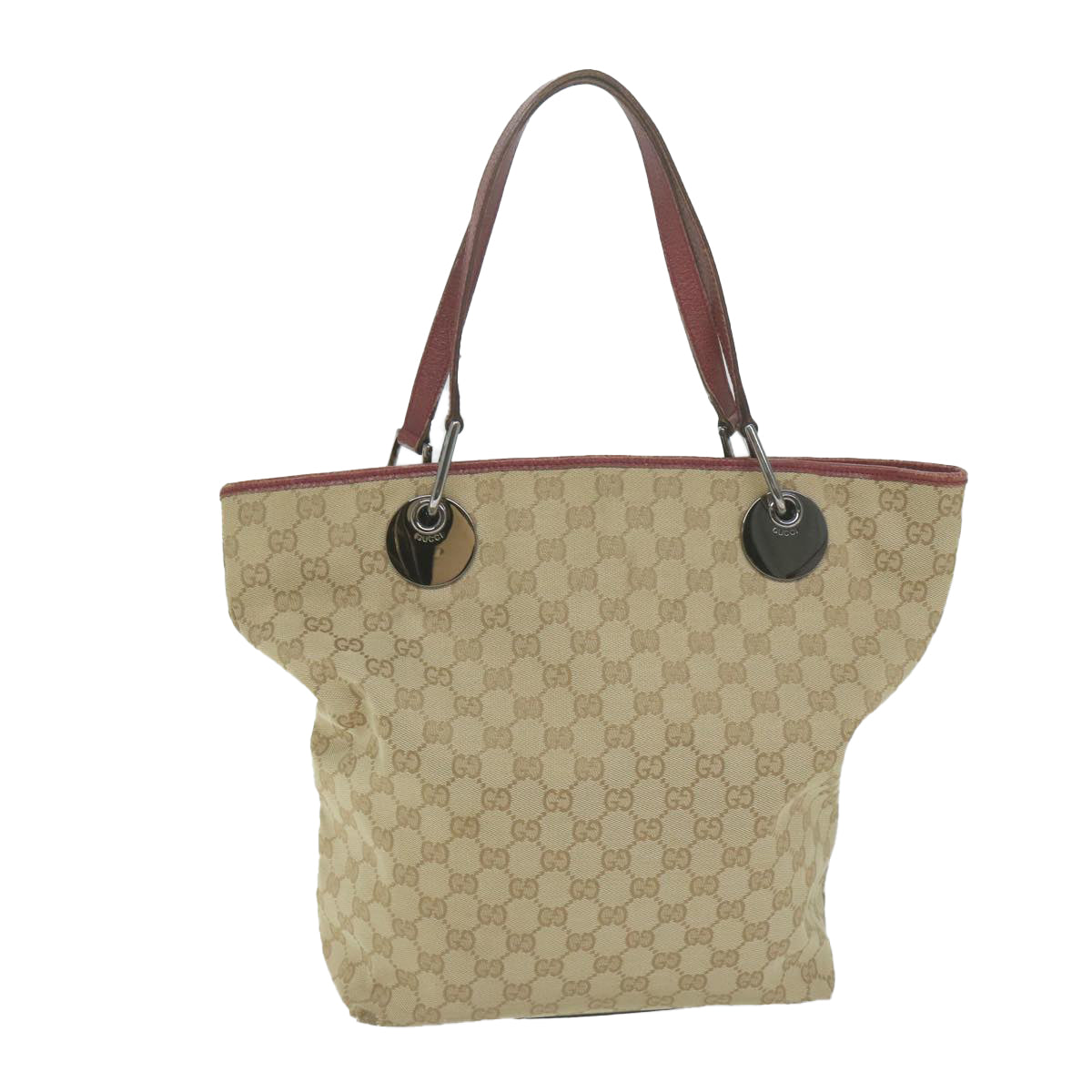 GUCCI GG Canvas Tote Bag Beige 120836  am5649