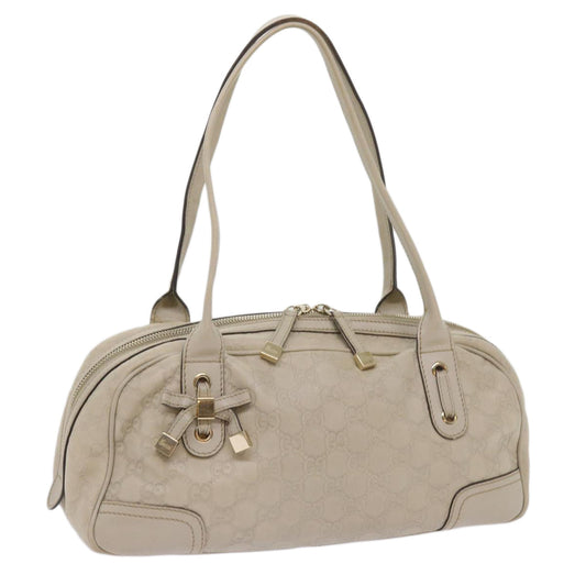 GUCCI GG Canvas Guccissima Pretty Shoulder Bag White 161720  am5672