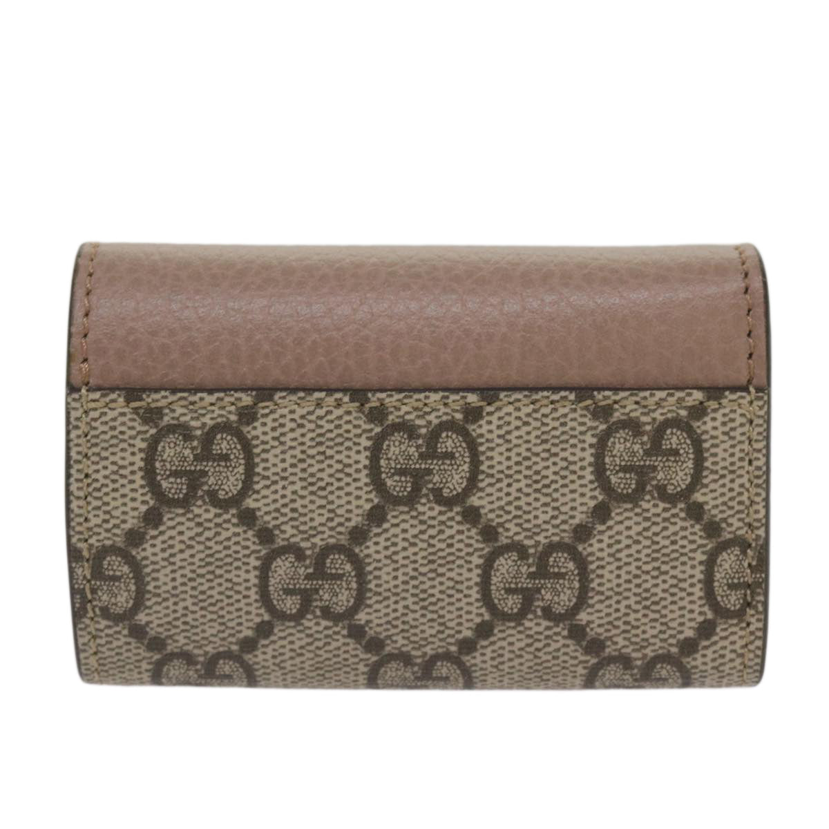 GUCCI GG Marmont Key Case Beige 456118  am5771