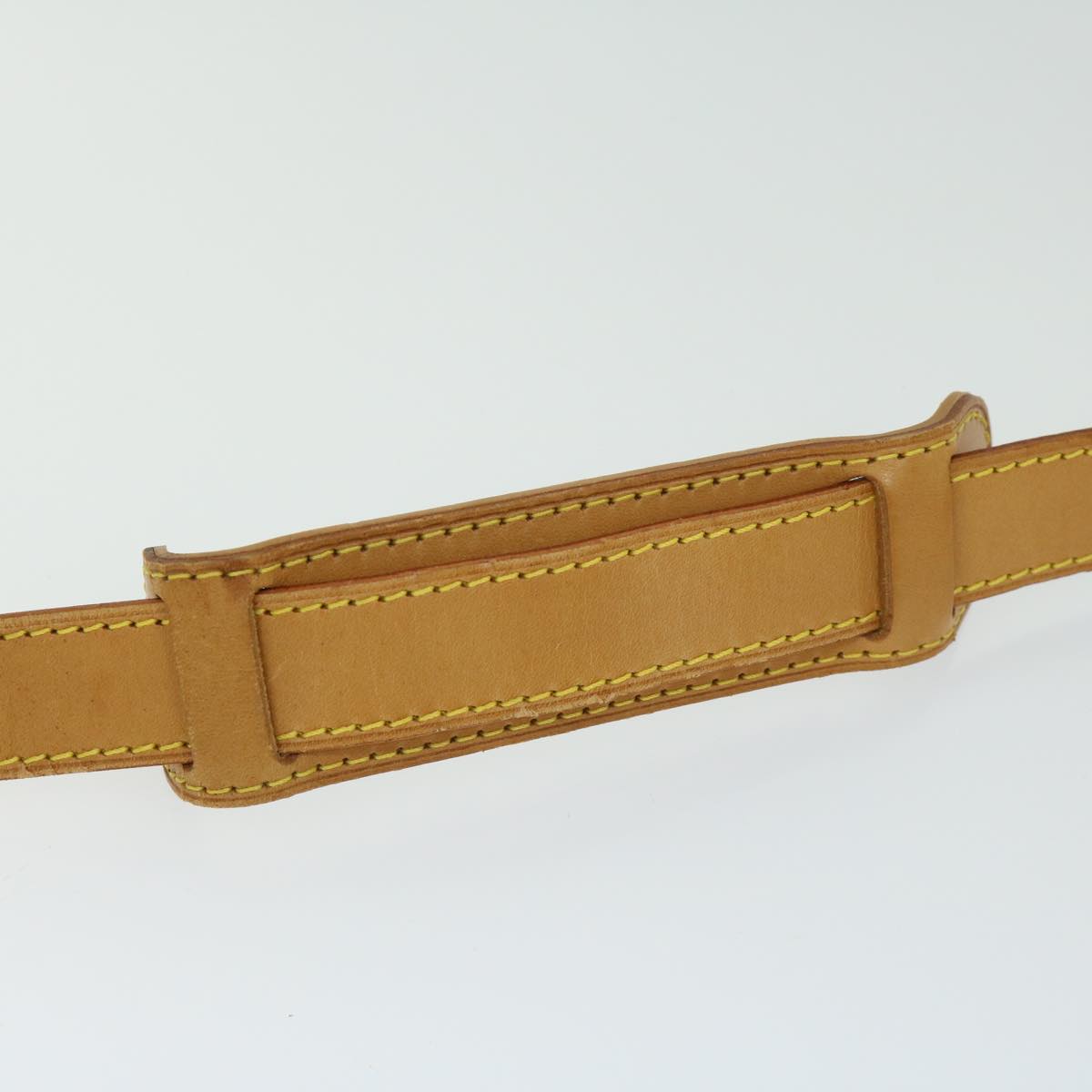 LOUIS VUITTON Adjustable Shoulder Strap Leather 34.6""-41.7"" Beige am5816