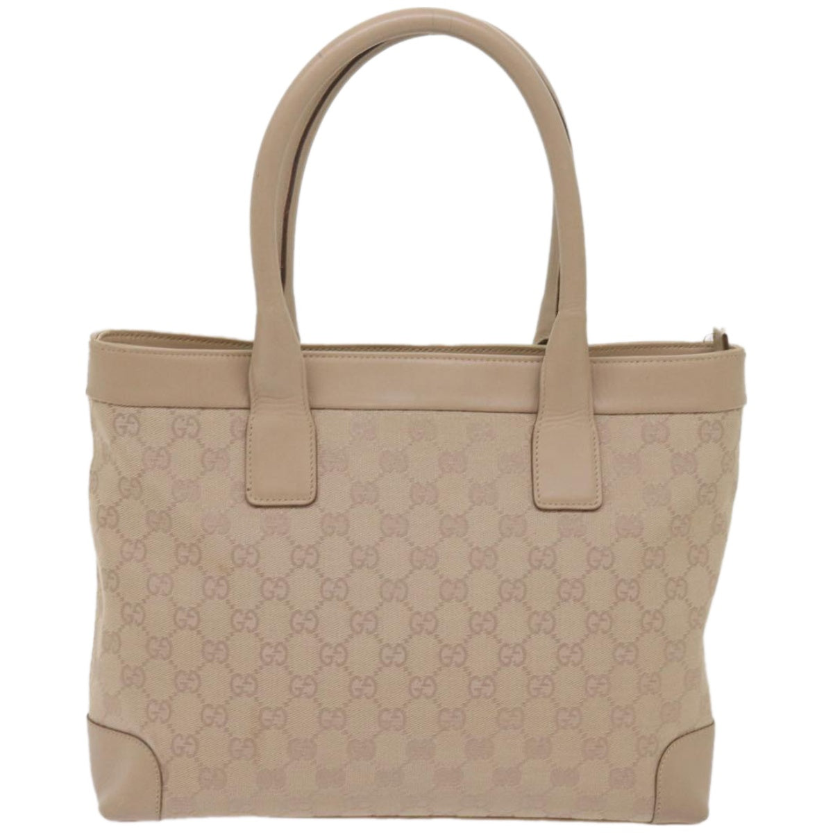 GUCCI GG Canvas Tote Bag Beige 33890  am5876