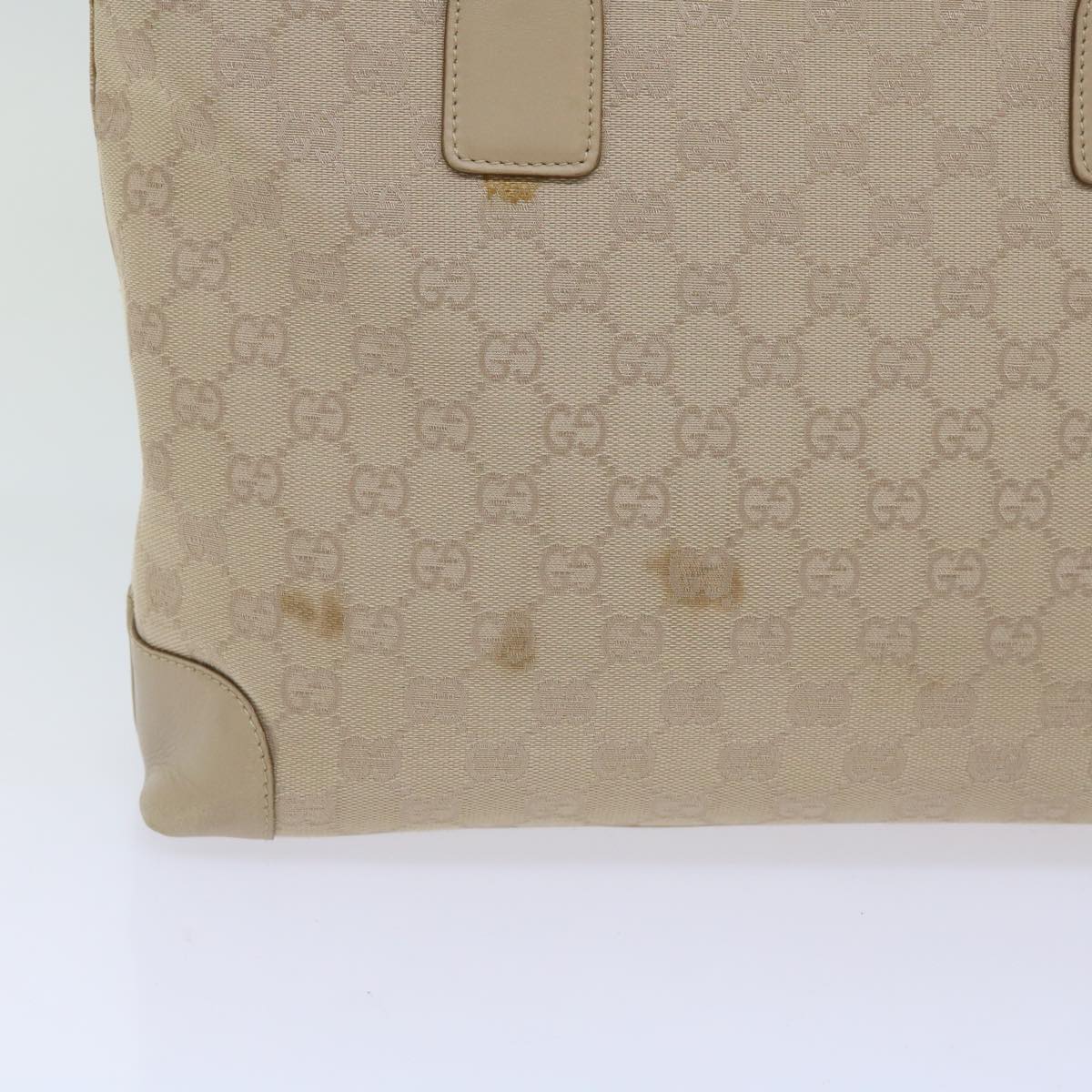 GUCCI GG Canvas Tote Bag Beige 33890  am5876