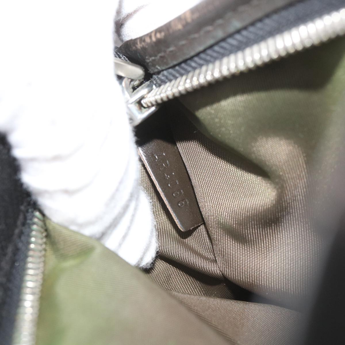 LOUIS VUITTON Damier Geant Acrobat Body Bag Black N41128 LV am5884