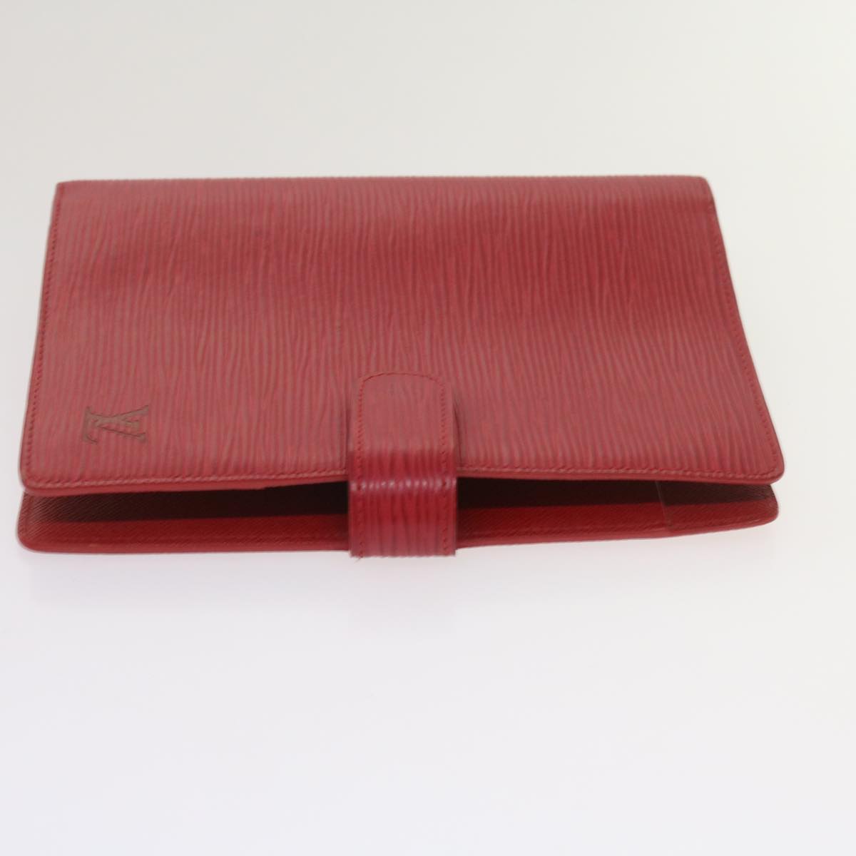 LOUIS VUITTON Epi Agenda MM Day Planner Cover Red R20047 LV am5931