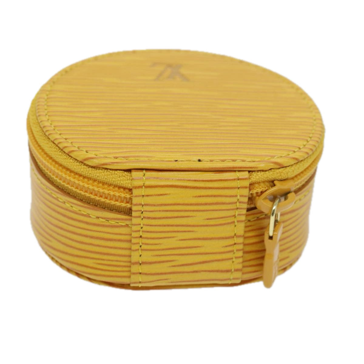 LOUIS VUITTON Epi Echran Bijoux 8 Jewelry Box Yellow M48229 LV am6002