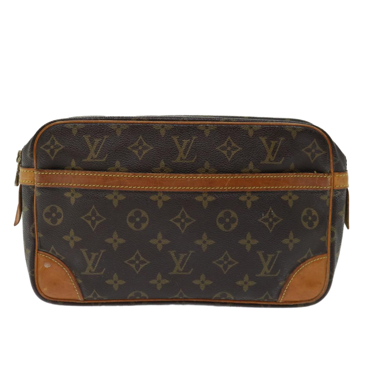 LOUIS VUITTON Monogram Compiegne 28 Clutch Bag M51845 LV am6022