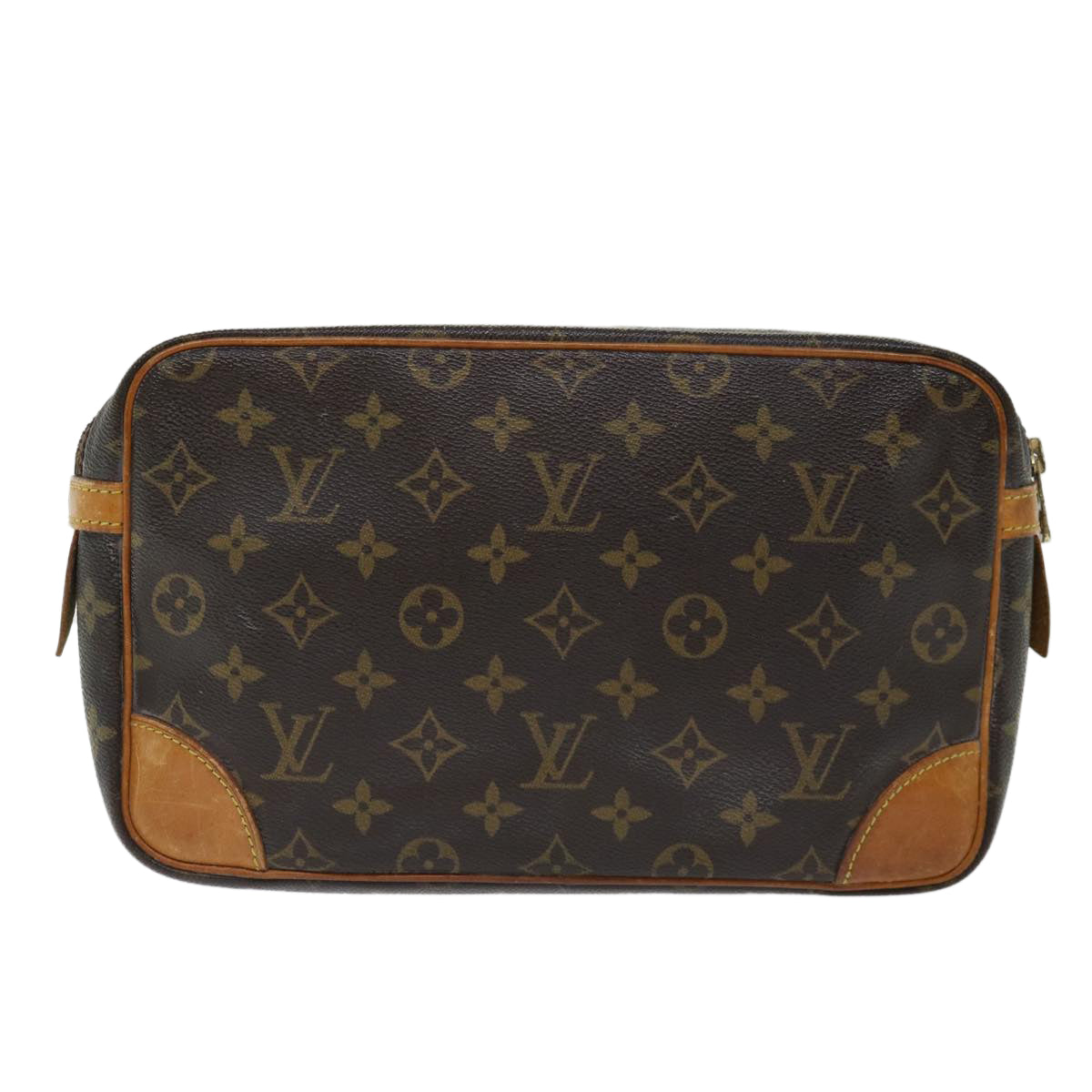 LOUIS VUITTON Monogram Compiegne 28 Clutch Bag M51845 LV am6022