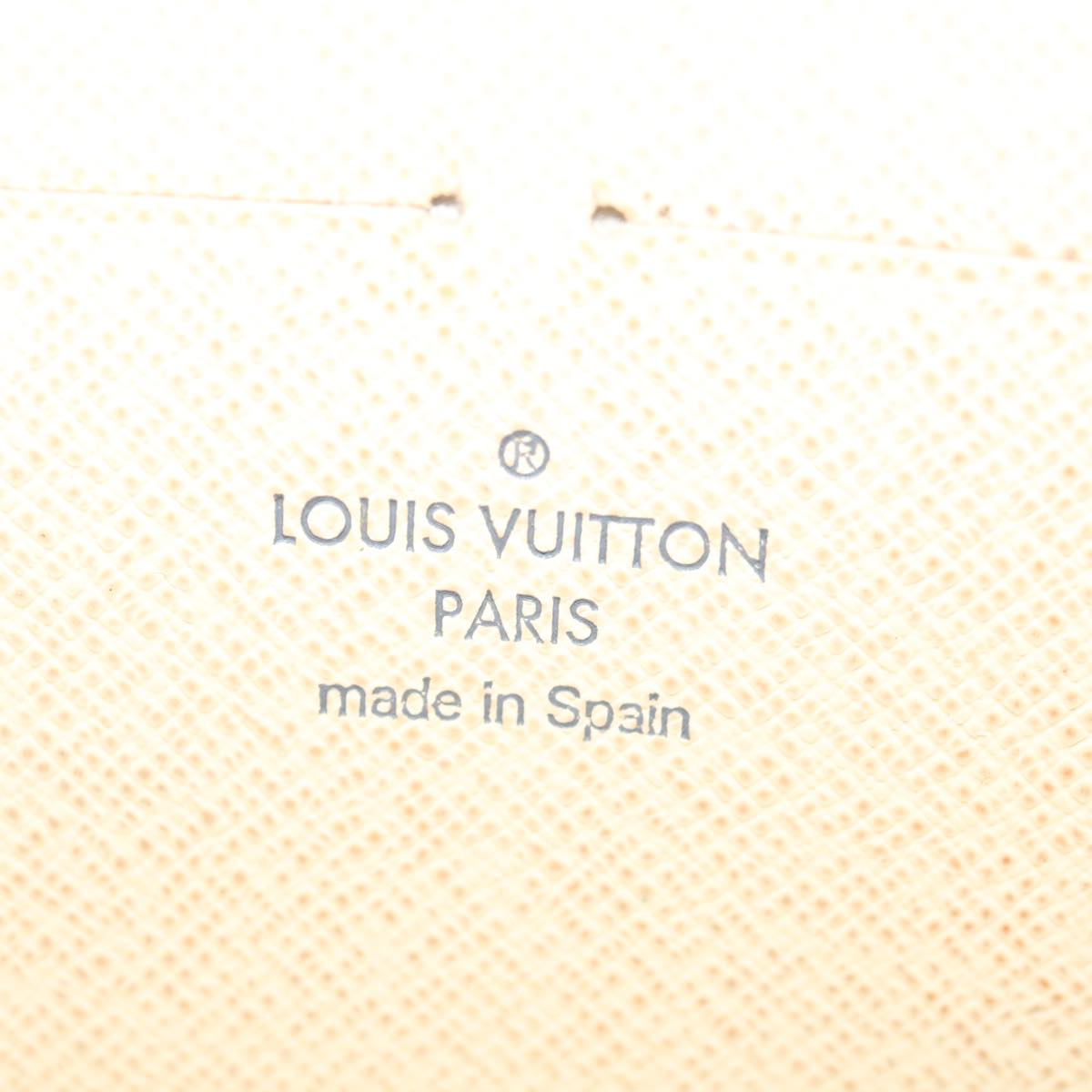 LOUIS VUITTON Damier Azur Zippy Wallet Long Wallet N63503 LV am6023