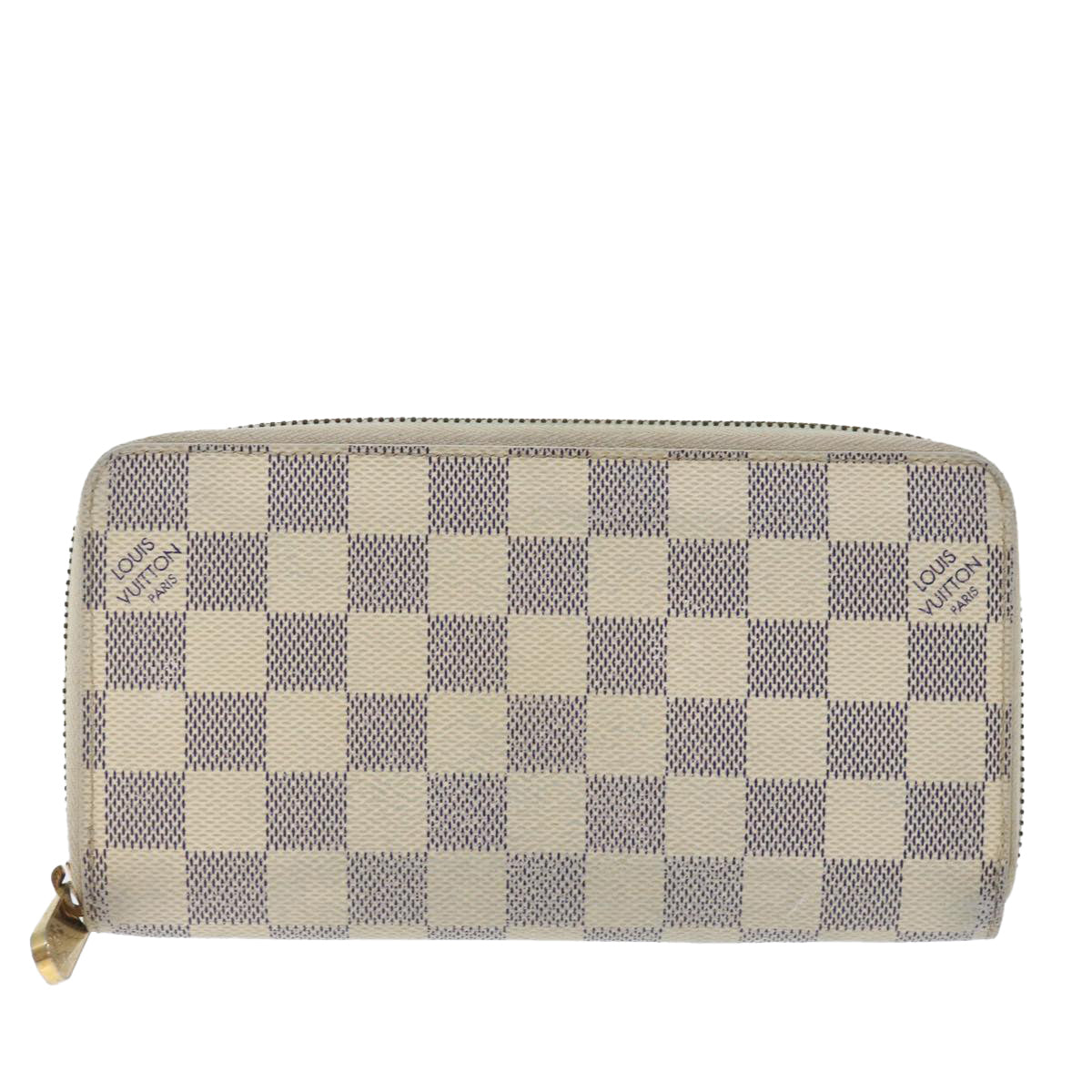 LOUIS VUITTON Damier Azur Zippy Wallet Long Wallet N63503 LV am6023