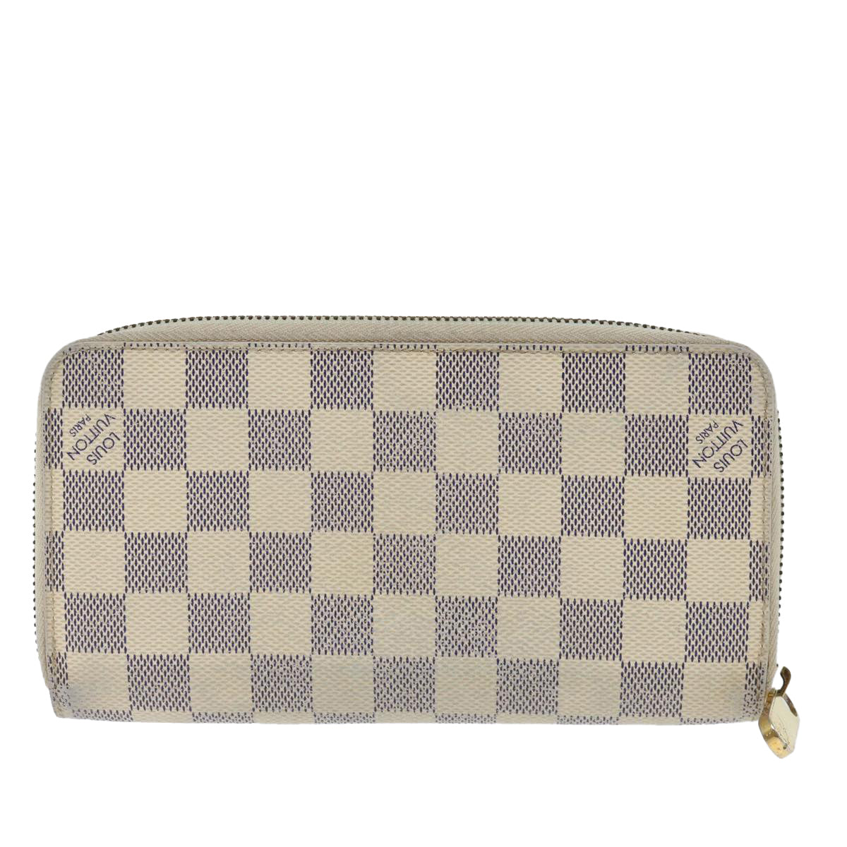 LOUIS VUITTON Damier Azur Zippy Wallet Long Wallet N63503 LV am6023