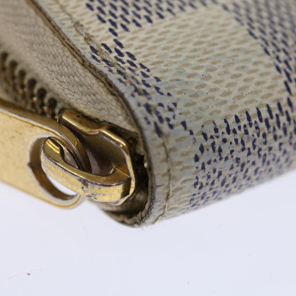 LOUIS VUITTON Damier Azur Zippy Wallet Long Wallet N63503 LV am6023