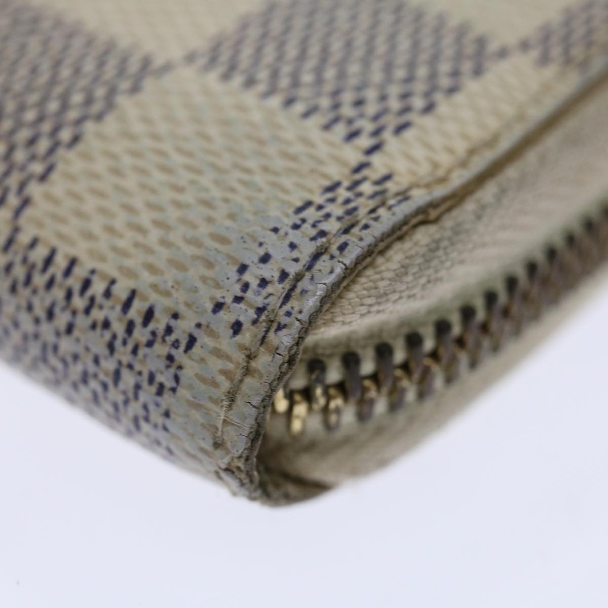 LOUIS VUITTON Damier Azur Zippy Wallet Long Wallet N63503 LV am6023