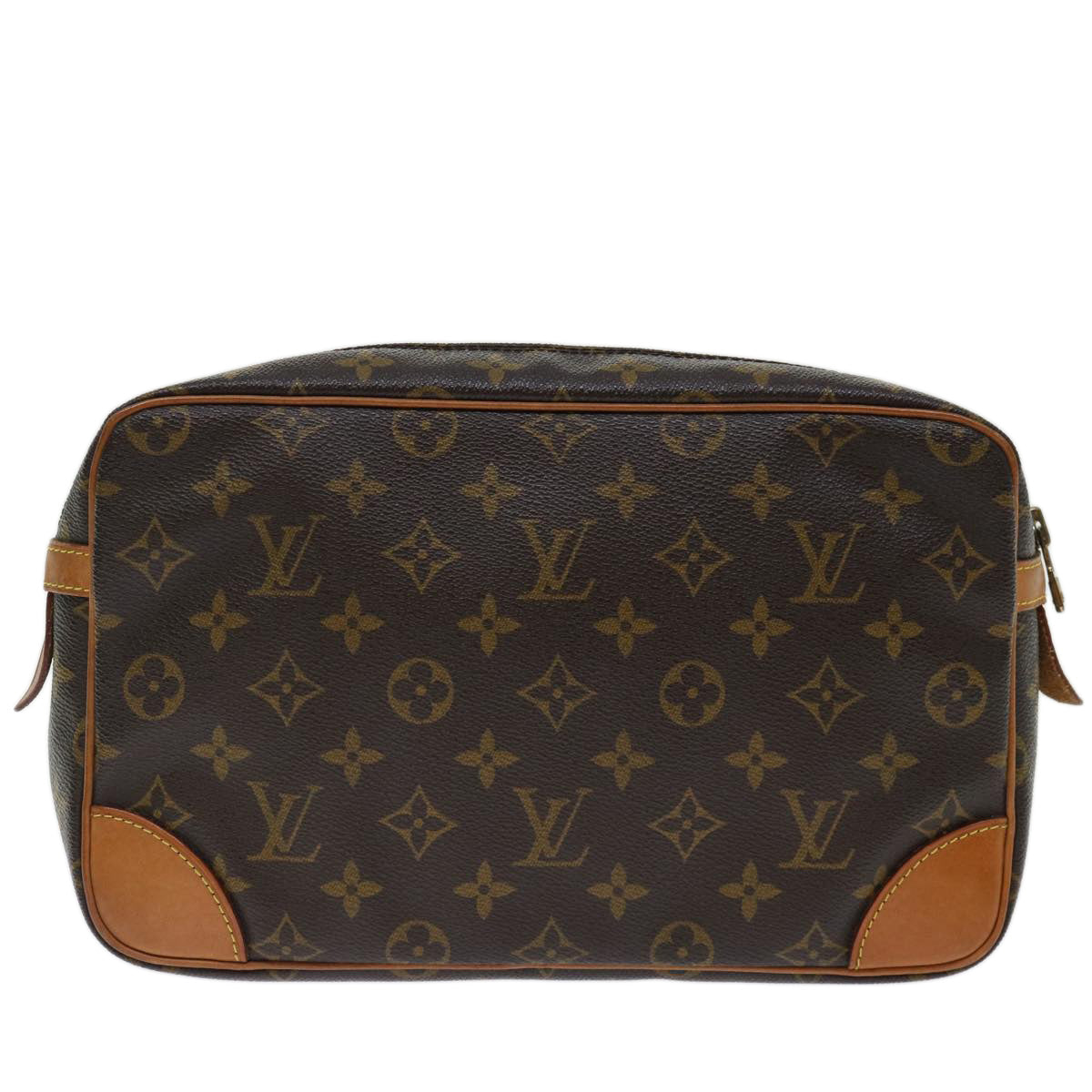 LOUIS VUITTON Monogram Compiegne 28 Clutch Bag M51845 LV am6024
