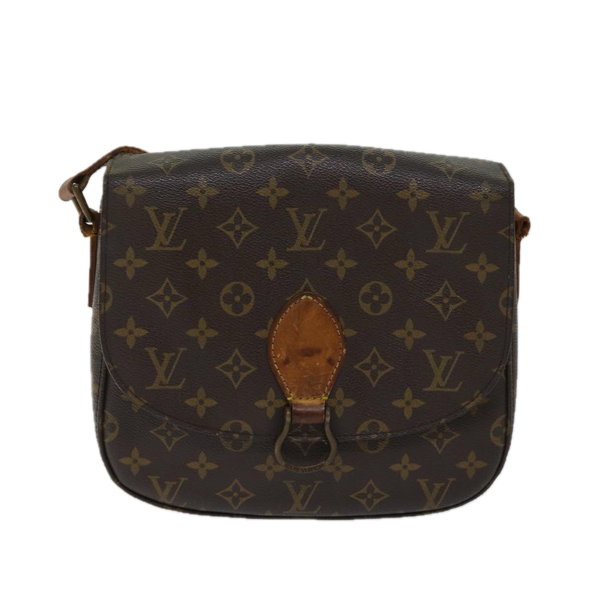 LOUIS VUITTON Monogram Saint Cloud GM Shoulder Bag M51242 LV am6025