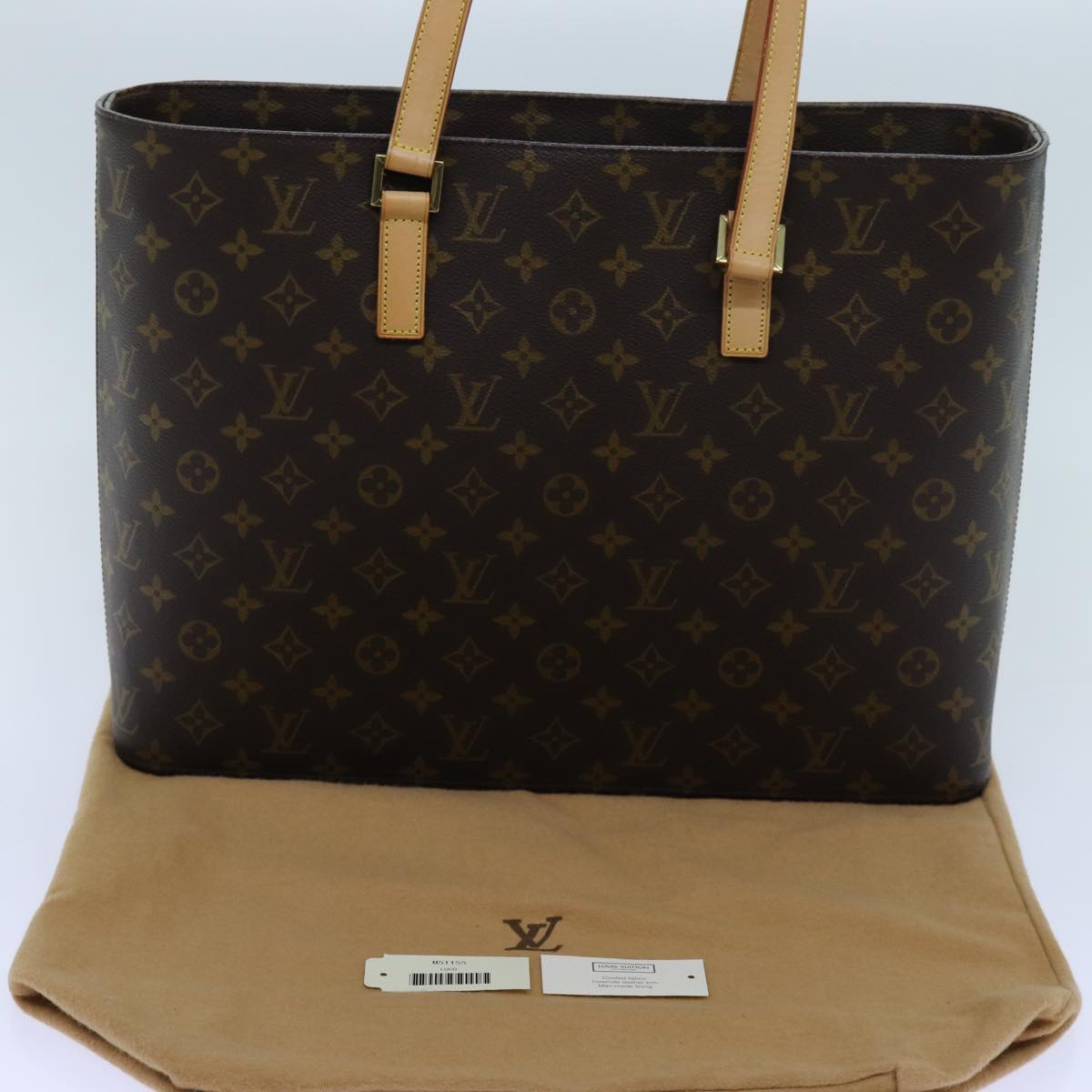 LOUIS VUITTON Monogram Luco Tote Bag M51155 LV am6059A