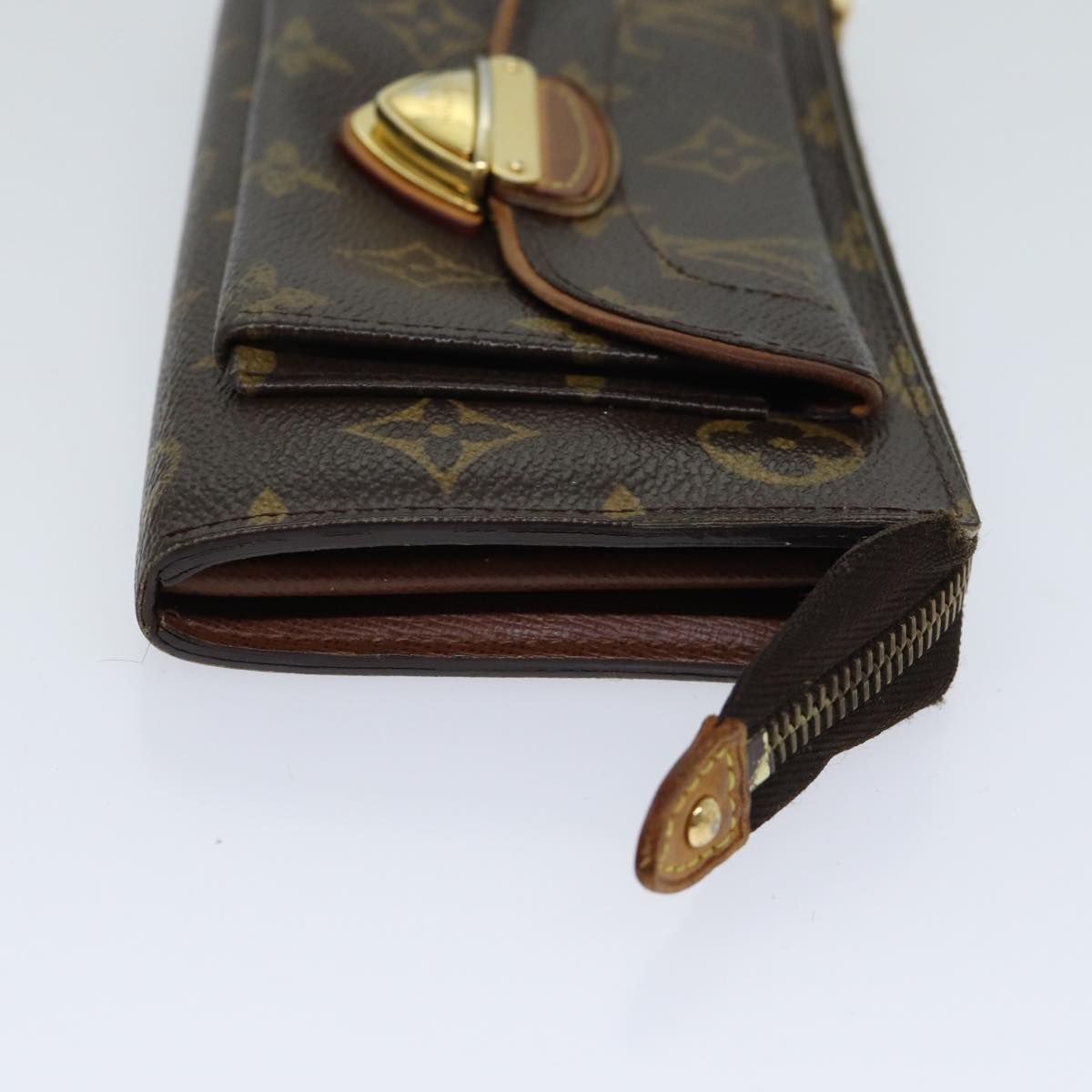 LOUIS VUITTON Monogram Portefeuille Astrid Long Wallet M61781 LV am6064