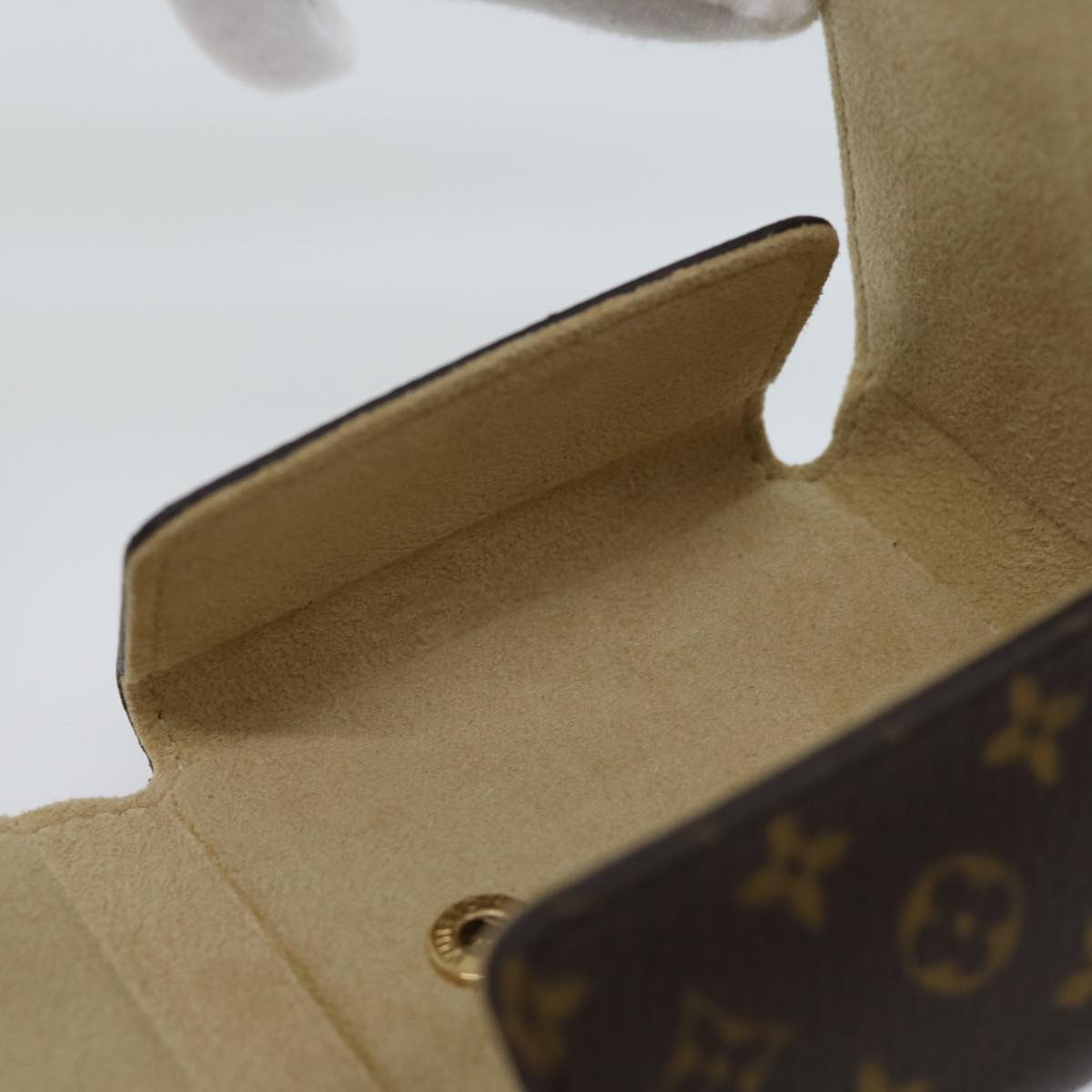 LOUIS VUITTON Monogram Jewelry Case Jewelry Box LV am6070