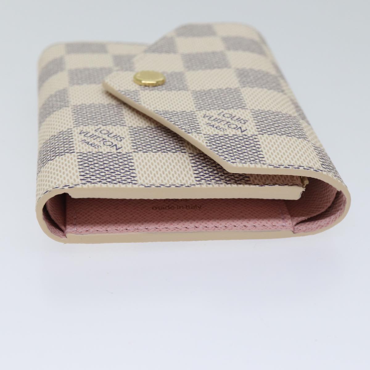 LOUIS VUITTON Damier Azur Portefeuille Victorine Wallet N64022 LV am6071A