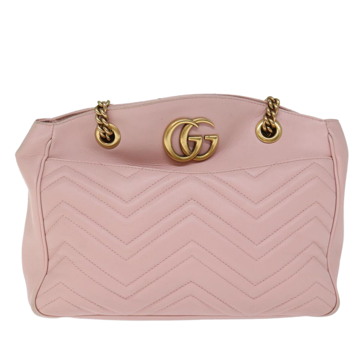 Luxury Gucci Trending 2025 GG Marmont Chain Shoulder Bag Pink 443501  am6172