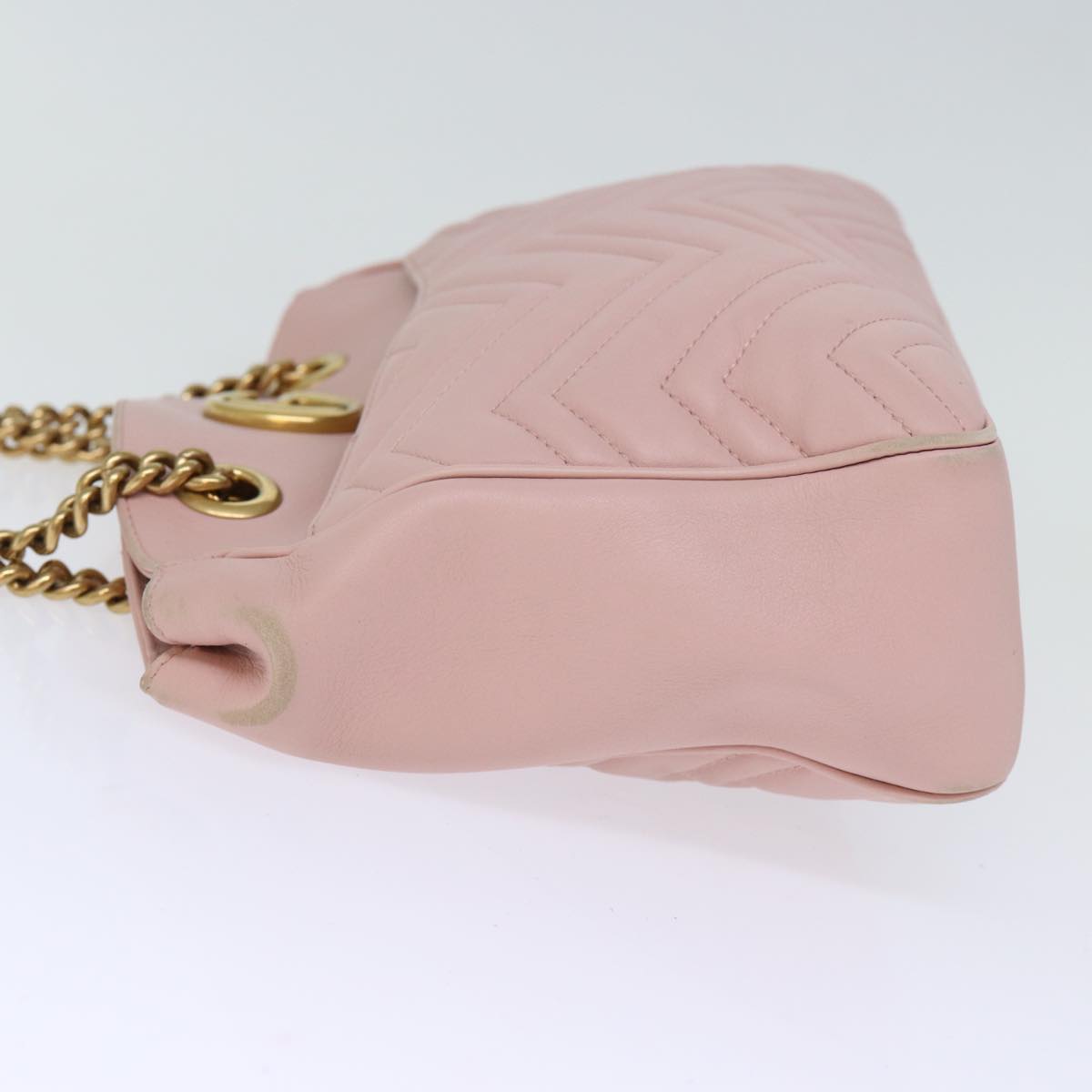 Luxury Gucci Trending 2025 GG Marmont Chain Shoulder Bag Pink 443501  am6172