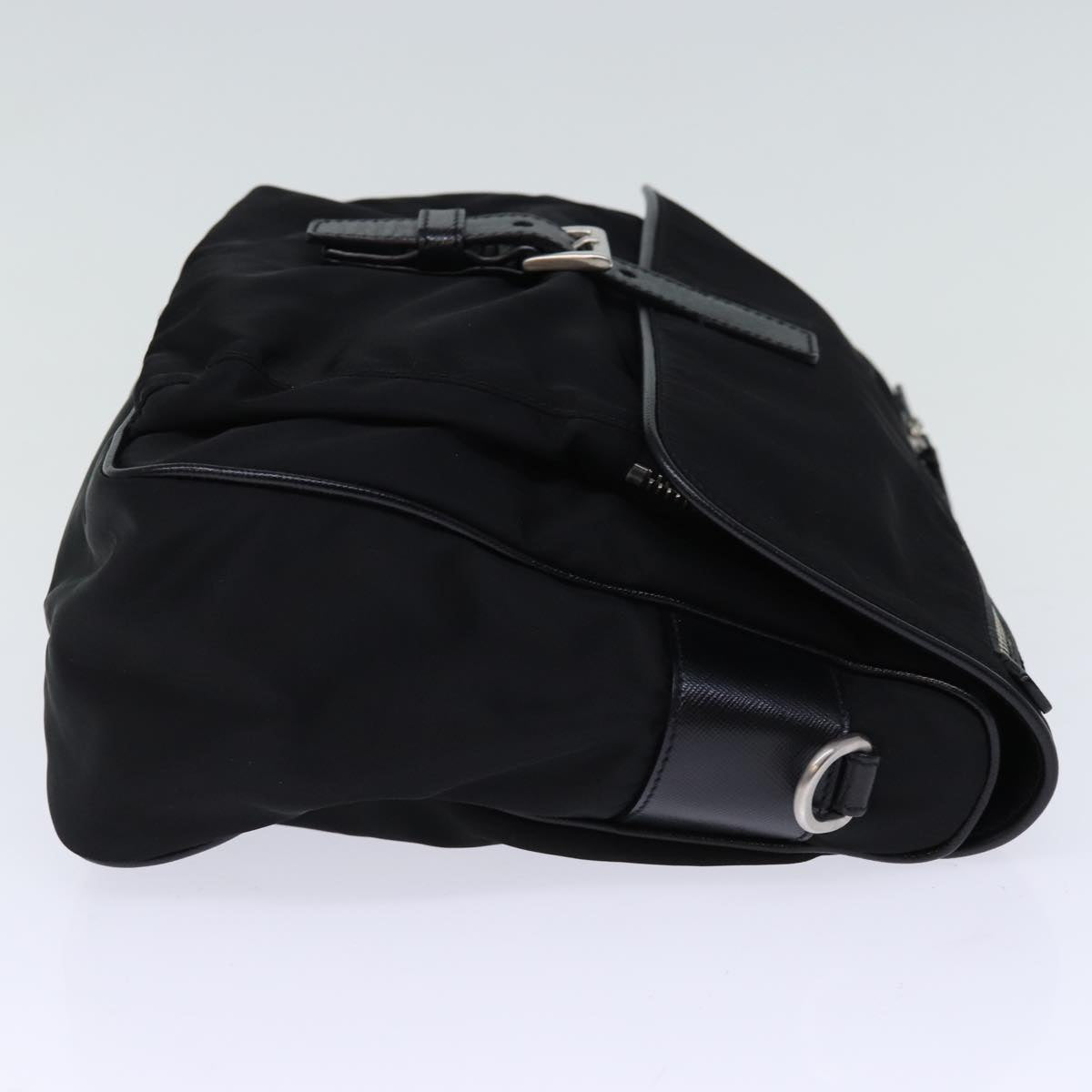 Luxury PradaShoulder Bag Nylon Leather Black am6182