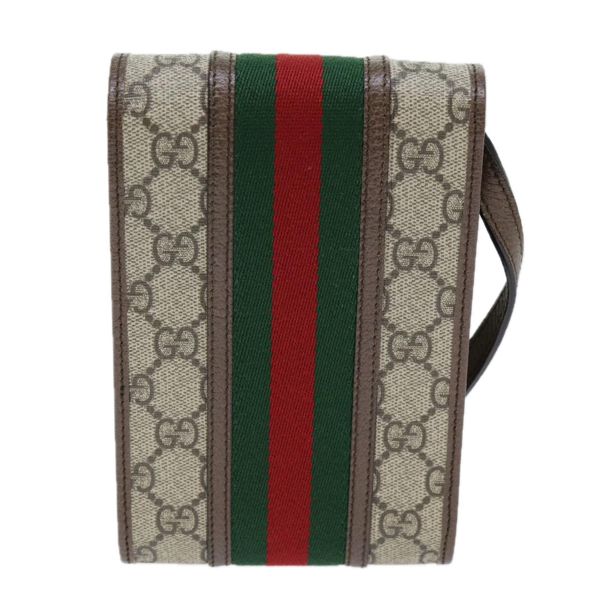 Luxury Gucci Trending 2025 GG Supreme Web Sherry Line Shoulder Bag PVC Beige Red 625757  am6198