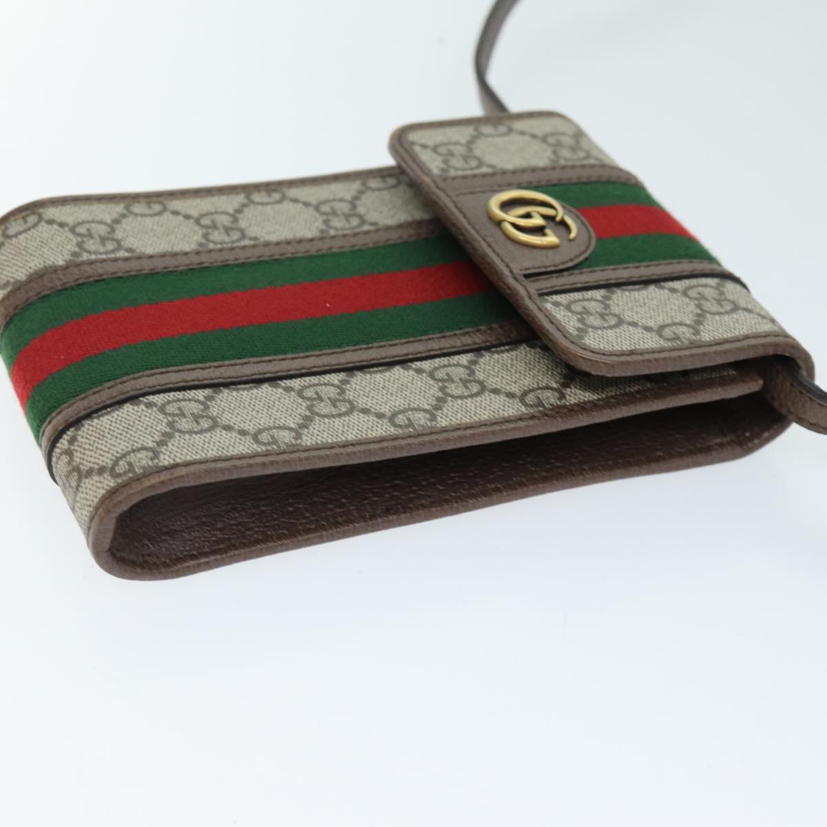 Luxury Gucci Trending 2025 GG Supreme Web Sherry Line Shoulder Bag PVC Beige Red 625757  am6198