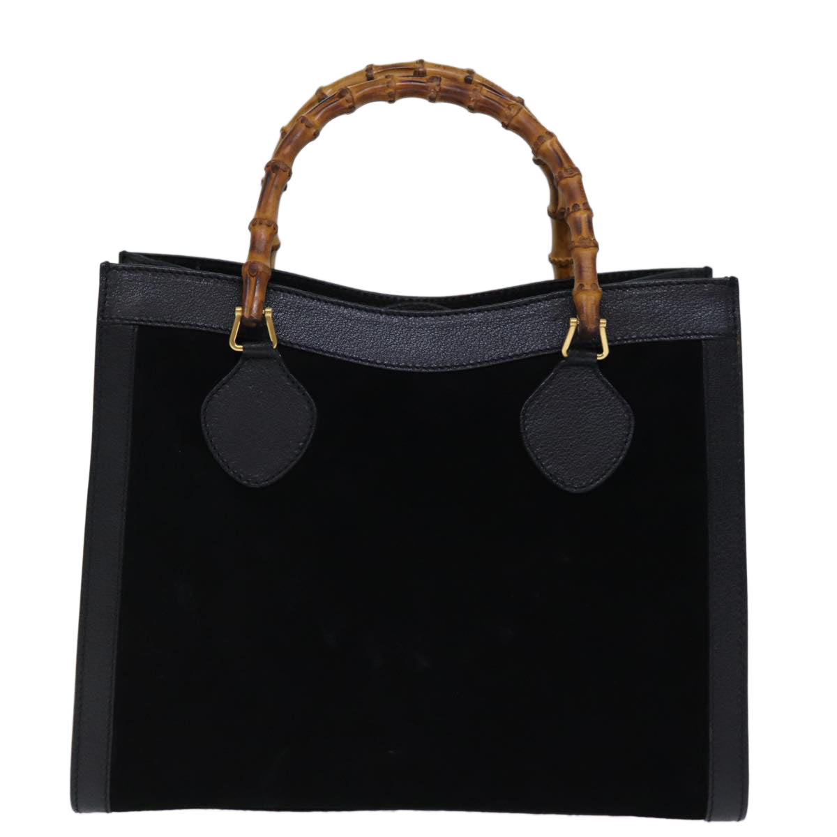 Luxury Gucci Trending 2025 Bamboo Hand Bag Suede Leather Black 002 123 0260  am6224