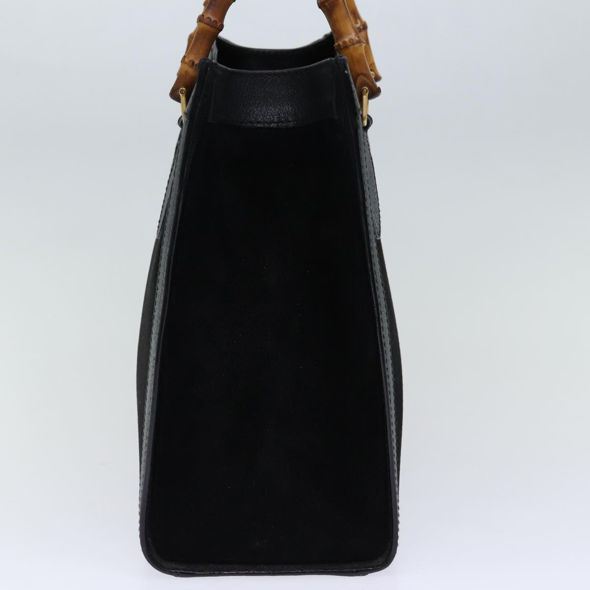 Luxury Gucci Trending 2025 Bamboo Hand Bag Suede Leather Black 002 123 0260  am6224