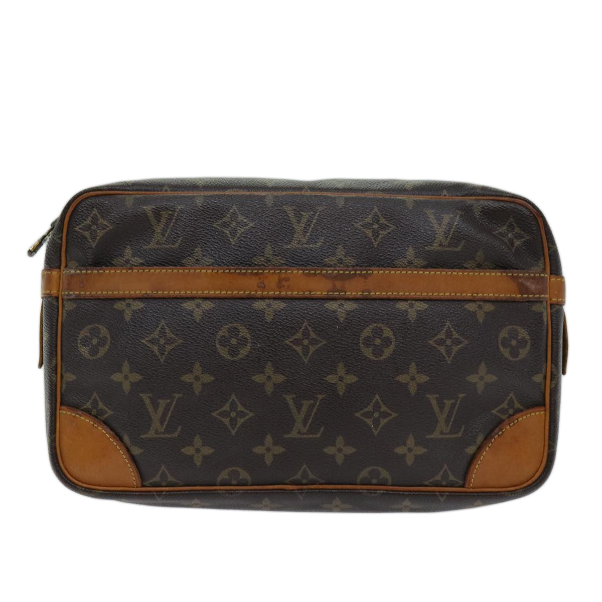 LOUIS VUITTON Monogram Compiegne 28 Clutch Bag M51845 LV am6270