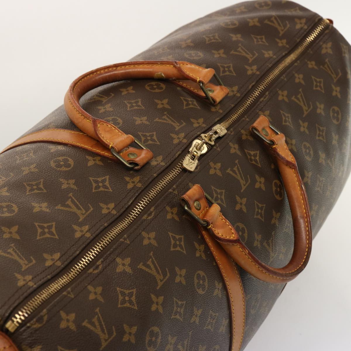 LOUIS VUITTON Monogram Keepall 60 Boston Bag M41422 LV am6272