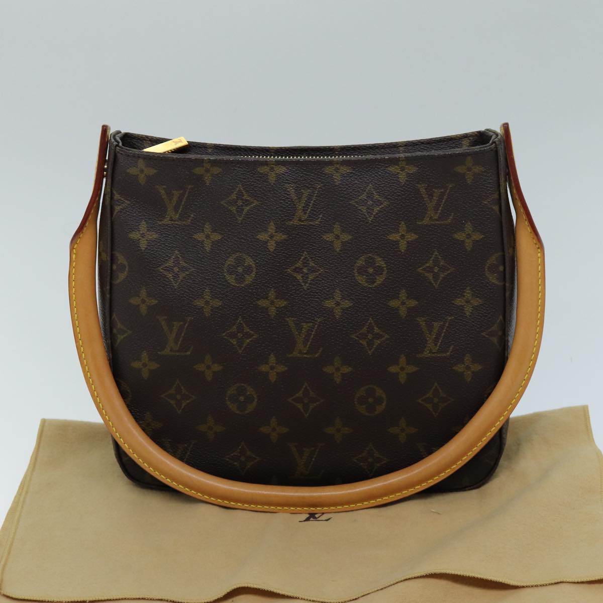 LOUIS VUITTON Monogram Looping MM Shoulder Bag M51146 LV am6277