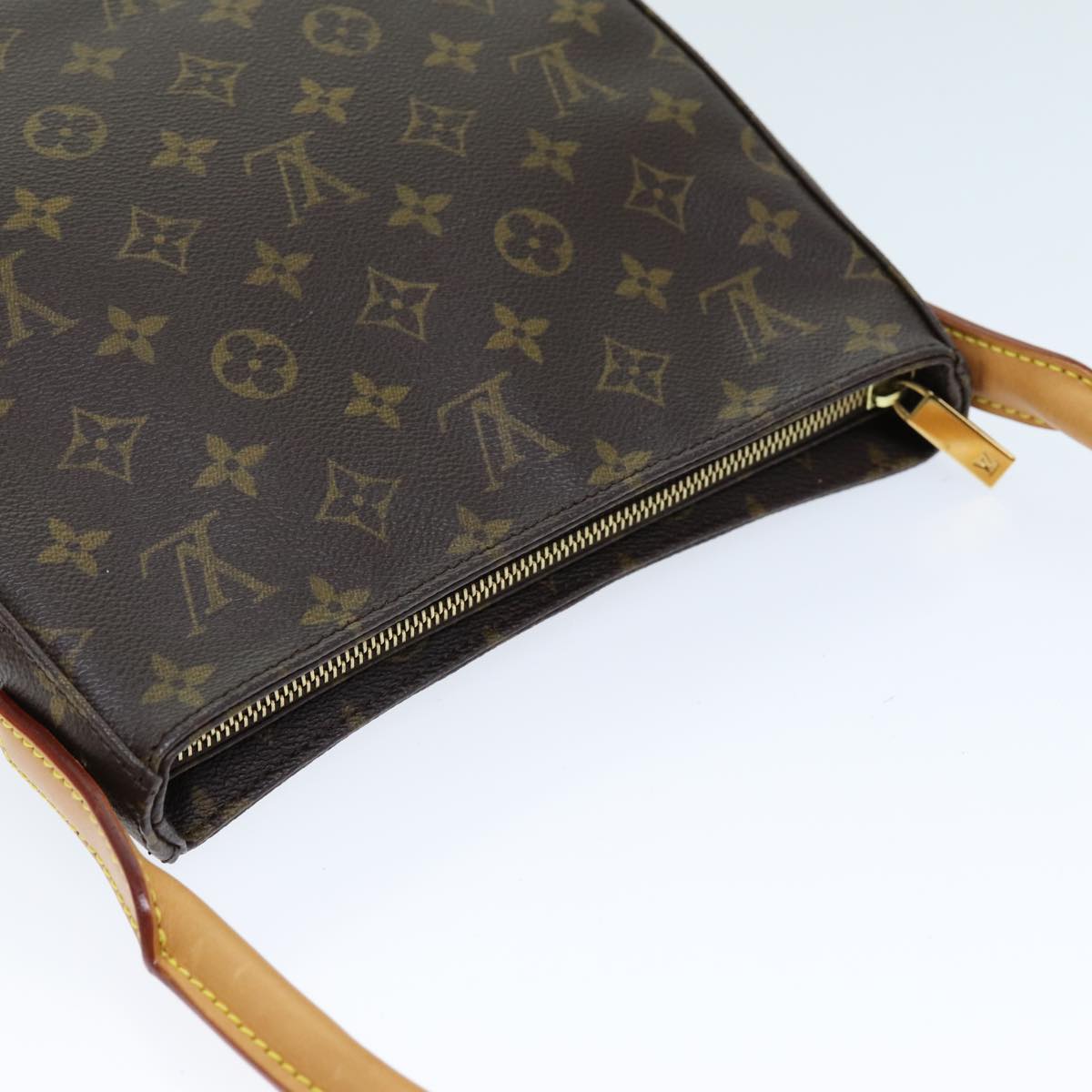LOUIS VUITTON Monogram Looping MM Shoulder Bag M51146 LV am6277