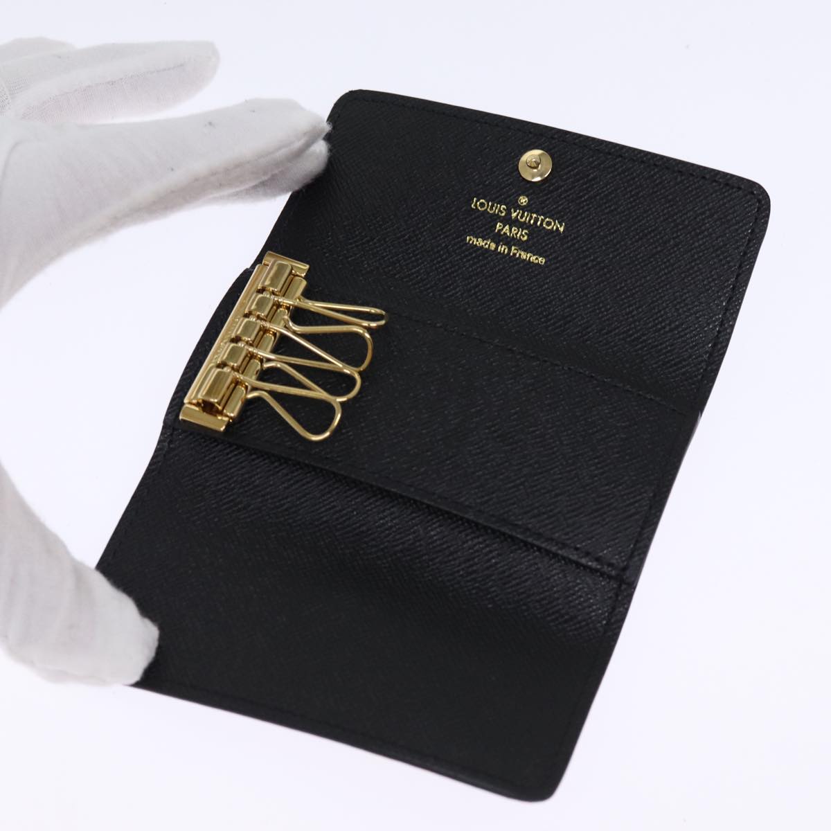LOUIS VUITTON Monogram Kabuki Daruma Multicles 4 Key Case M67252 LV am6279