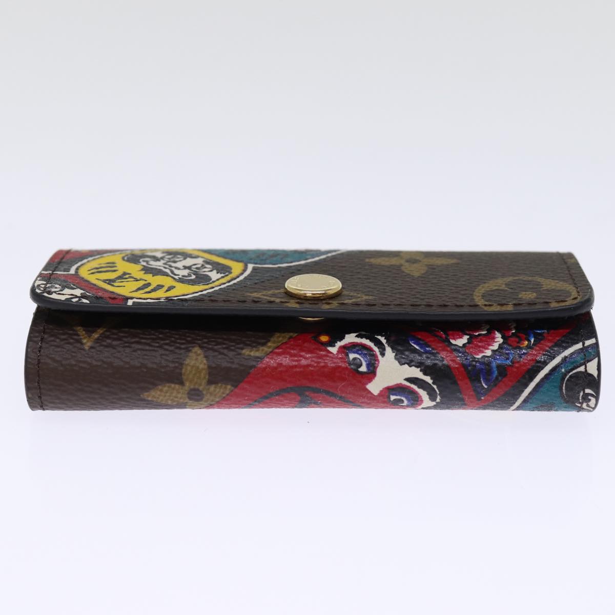 LOUIS VUITTON Monogram Kabuki Daruma Multicles 4 Key Case M67252 LV am6279