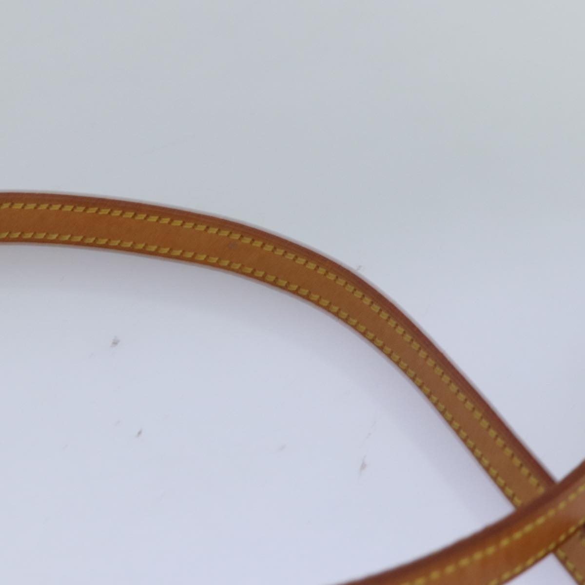 LOUIS VUITTON Shoulder Strap Leather 35.8"" Beige LV am6281