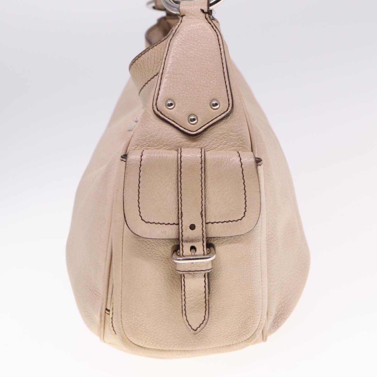 Luxury PradaShoulder Bag Leather Beige am6349
