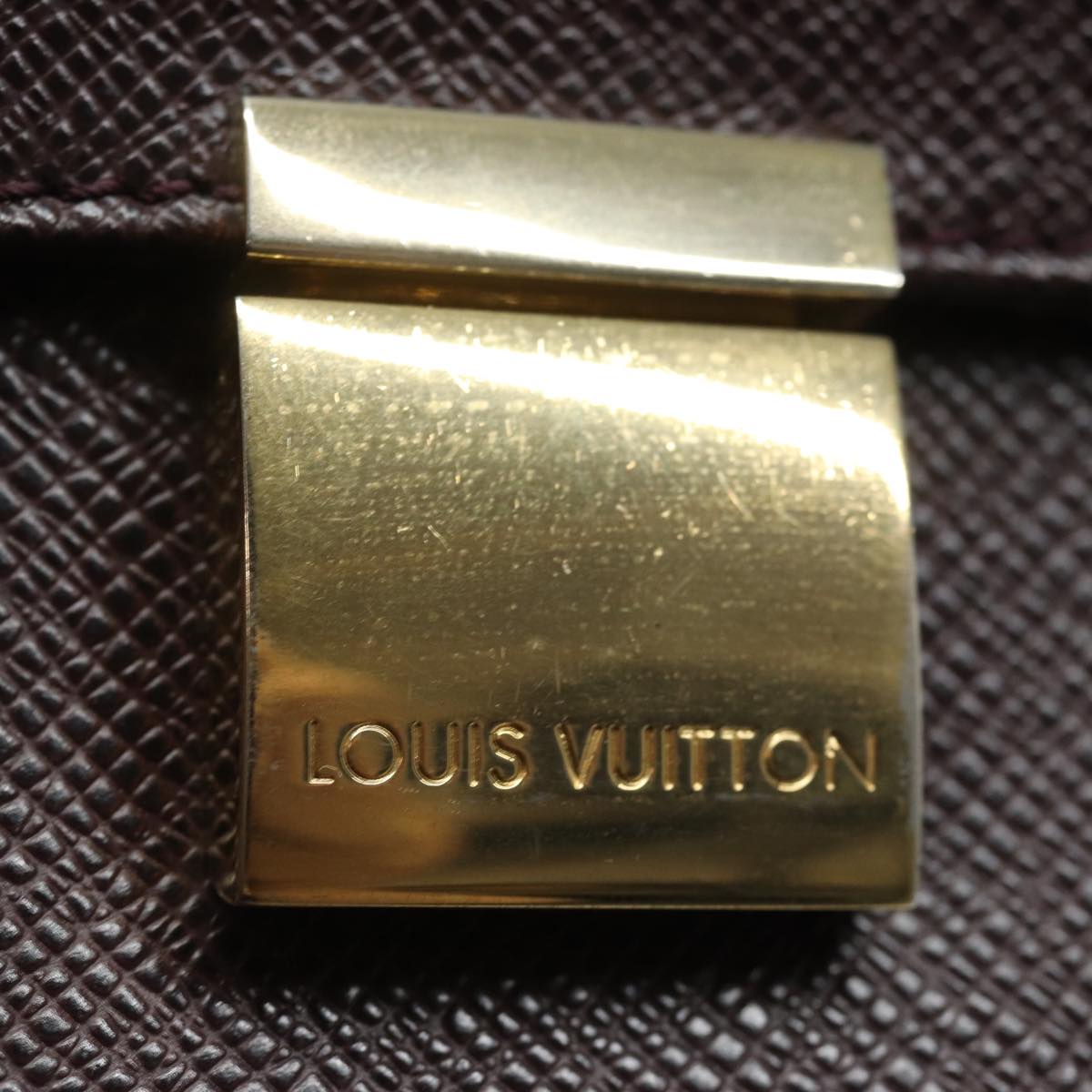 LOUIS VUITTON Taiga Serviette Tobol Business Bag Acajou LV am6599
