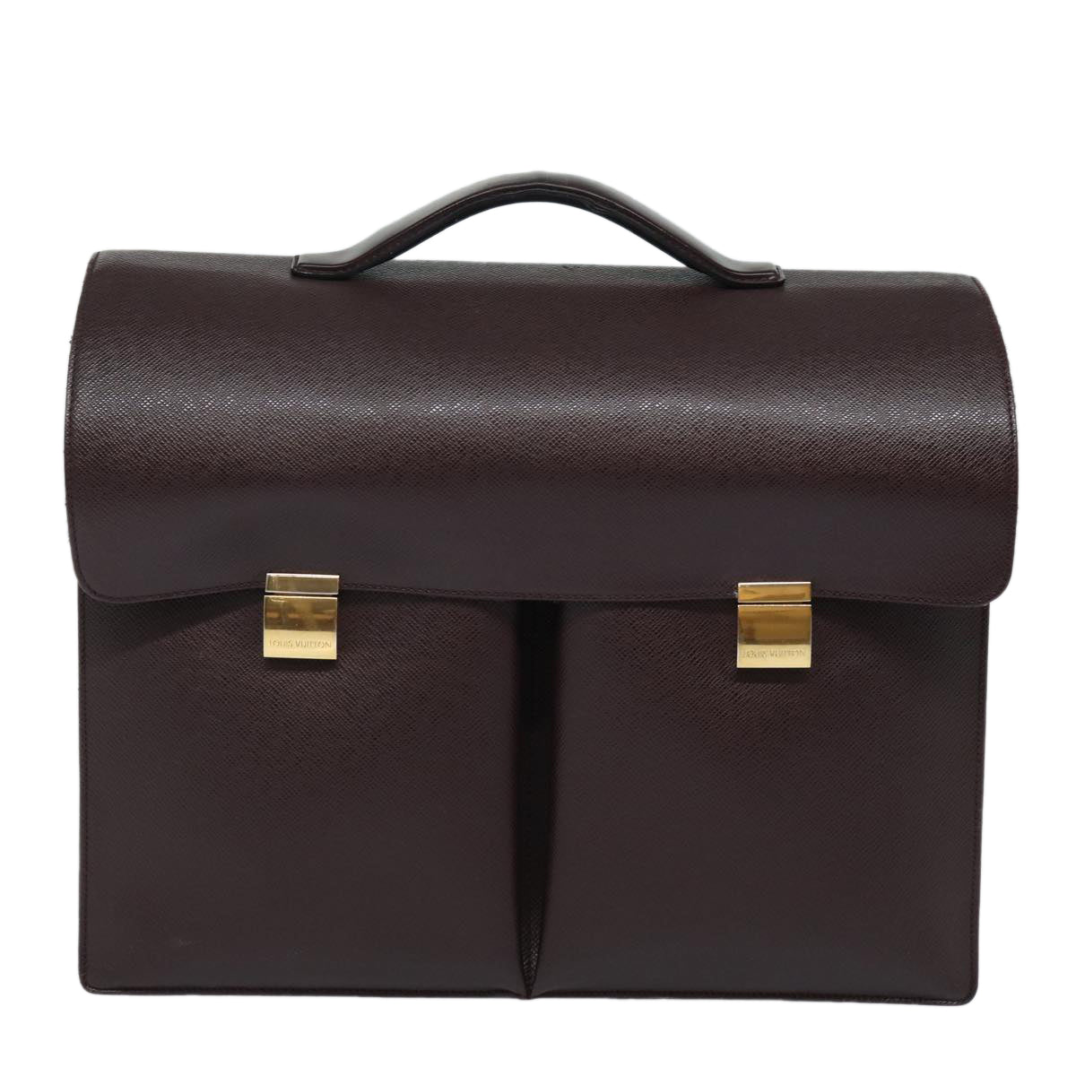 LOUIS VUITTON Taiga Serviette Tobol Business Bag Acajou LV am6599