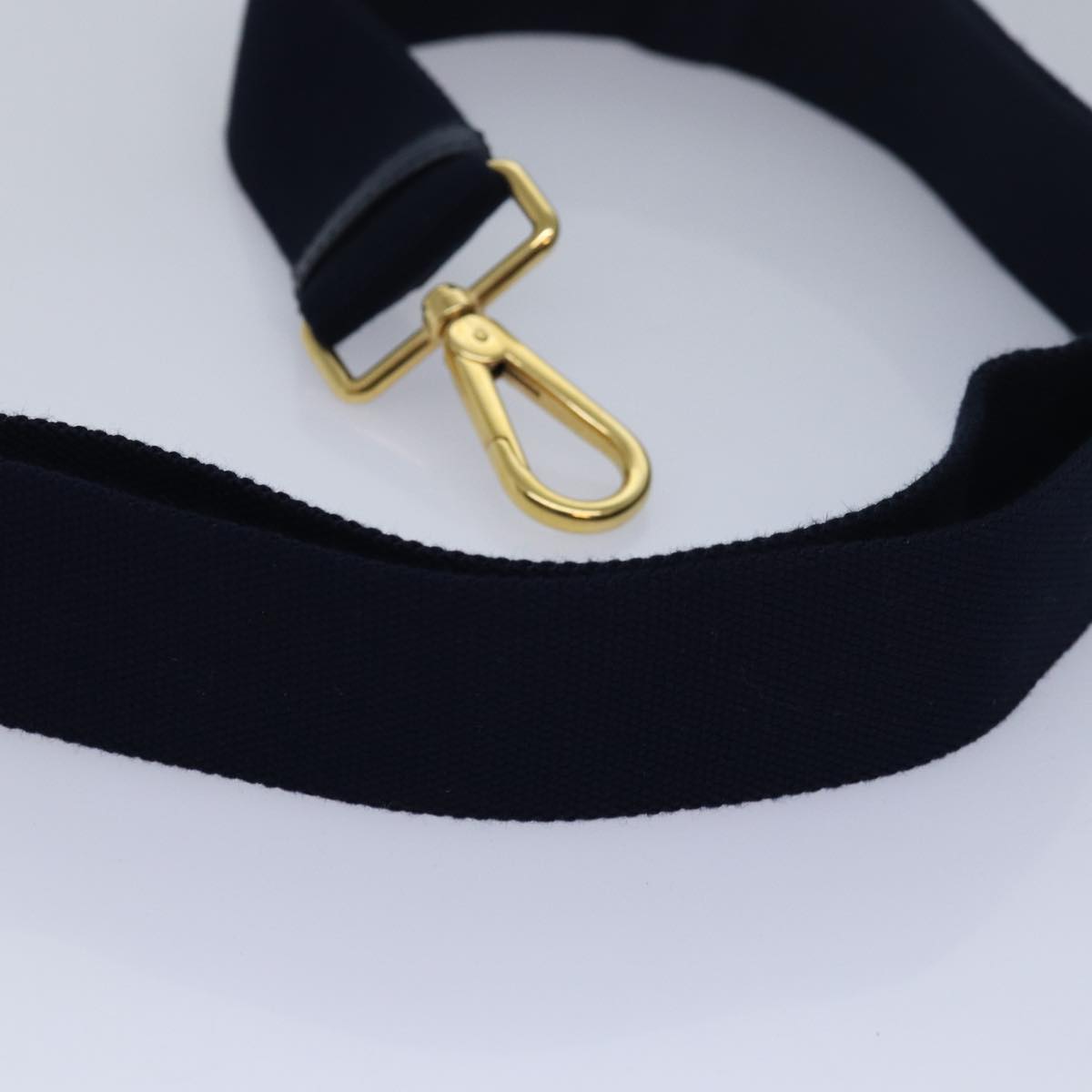 Luxury Prada For Canapa Adjustable Shoulder Strap 24.8""-43.7"" Canvas Navy  am6616
