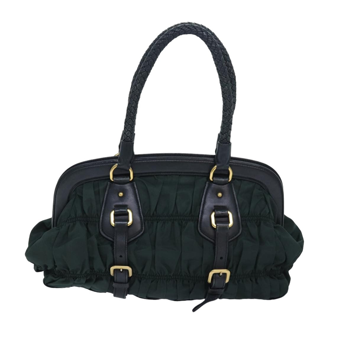 Luxury Prada Hand Bag Nylon Green  am6655